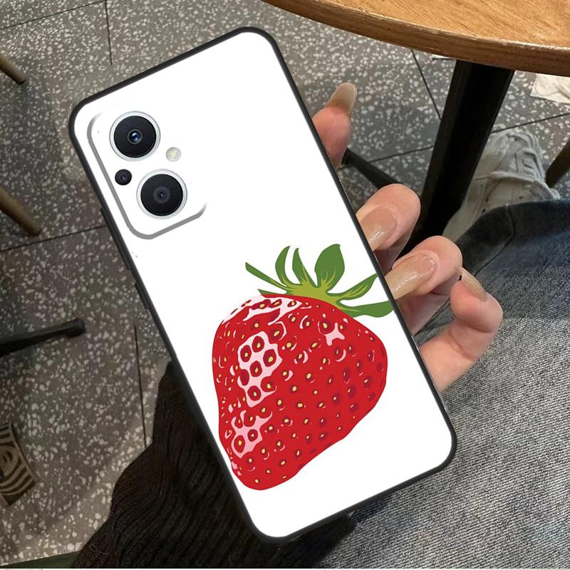 Strawberry For OPPO Reno 14F 13F 12F 11F 10 11 12 13 14 Pro 7 8 Lite 8T OPPO Find X5 X6 X8 X9 Pro Case