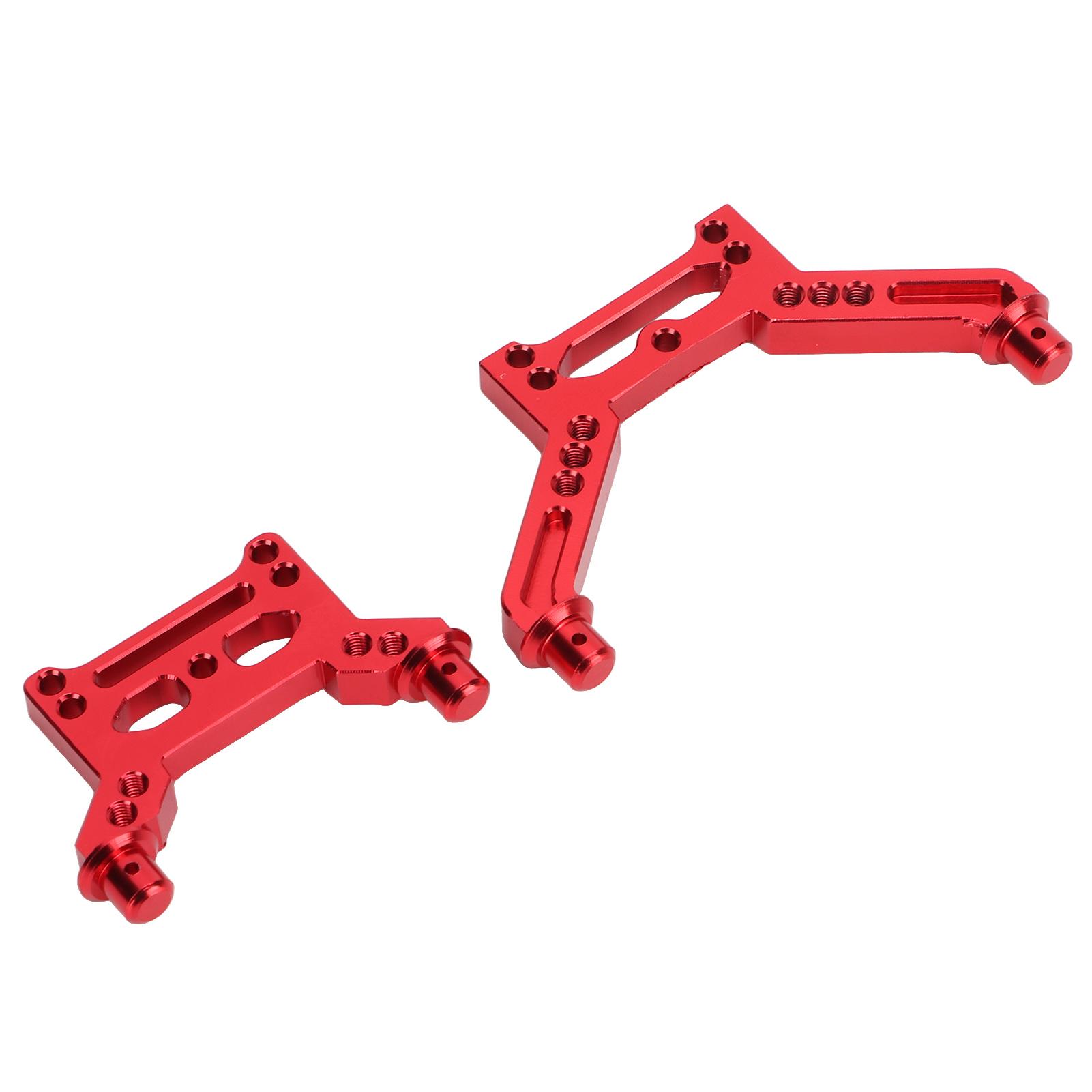 

2Pcs RC Car Shock Mount Wear Resistant Aluminum Alloy Shock Mount for SG1603 SG1604 UD1601 UD16024 1 16 RC CarRed червоний