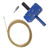 Electric Cable Puller Drill Powered Wire Threading Device with Drill Adapter and 15m Cable for Wall Pipe