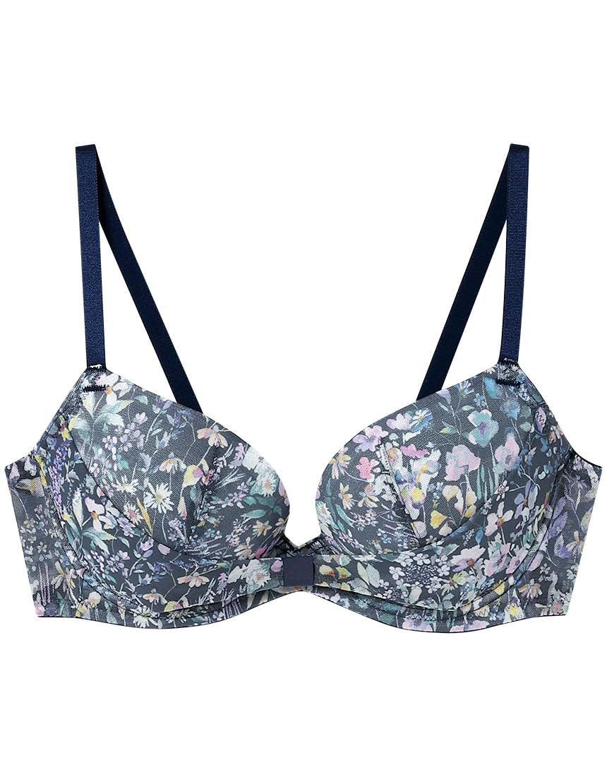 

Бюстгальтер создает ложбинку и уменьшает сползание вниз и в стороны, прилегает к груди и остается на месте. СДЕЛАНО С LIBERTY Бюстгальтер BUN223 BU [Unnanacool] [Ленточный бюстгальтер,