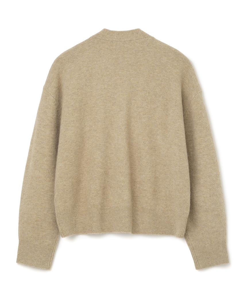 MILLO ARCHIVE Crop Move V-Neck Cardigan [Oatmeal]