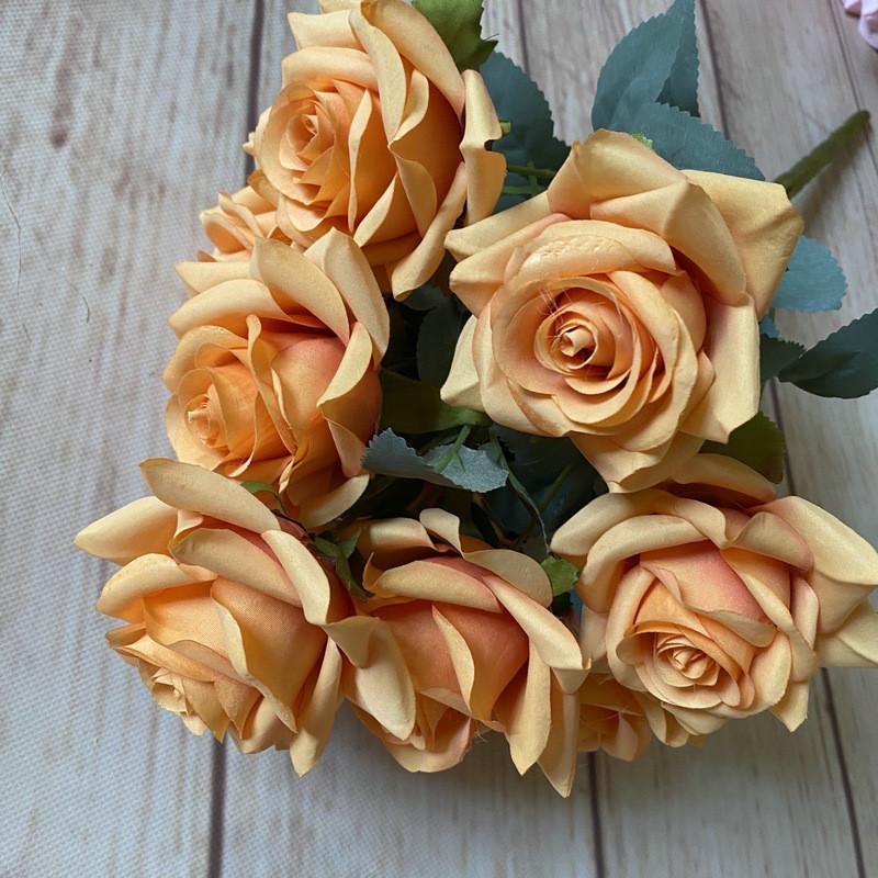 Bouquet Artificial Rose For Photography Prop And Home Wedding Gift Decoration