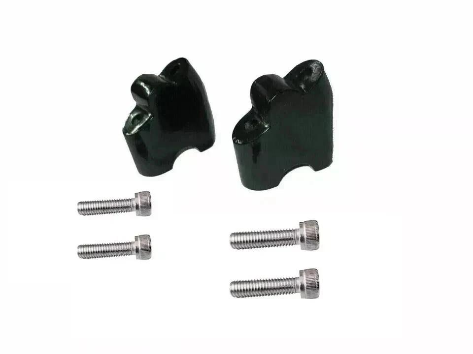 Handle Bar Riser Angled Mount Clamp Set For Royal Enfield Interceptor 650 @Vi