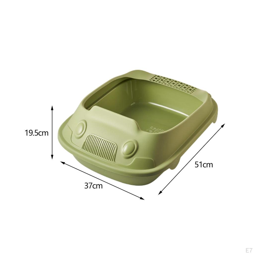 Litter Box with Ergonomic Design for Indoor Pets