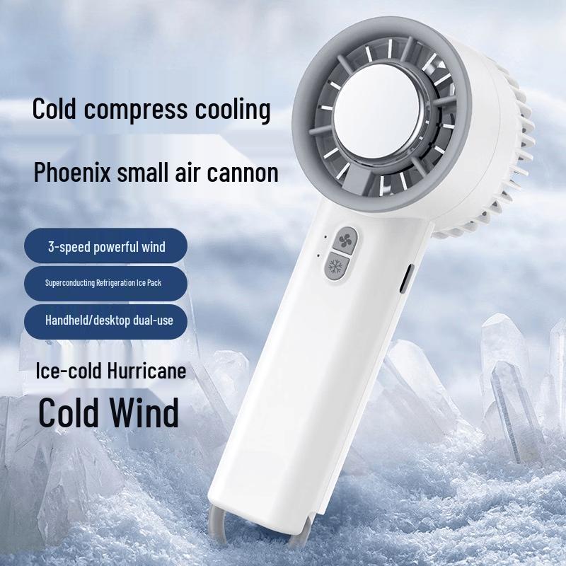 ZISIZ Portable Handheld Ice Compress Fan