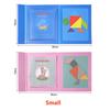 Wooden Jigsaw Magnetic Tangram Puzzle Book Educational Toys For Children Baby Kid Portable Montessori Learning Intelligence