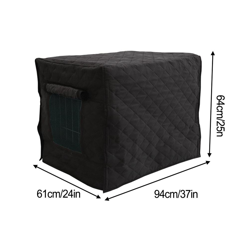 

For Indoor Quilted Dog Crate Cover Heavy Duty Water Resistant Fabric Fits 36inch 42inch 48inch Wire Crates for Pets S