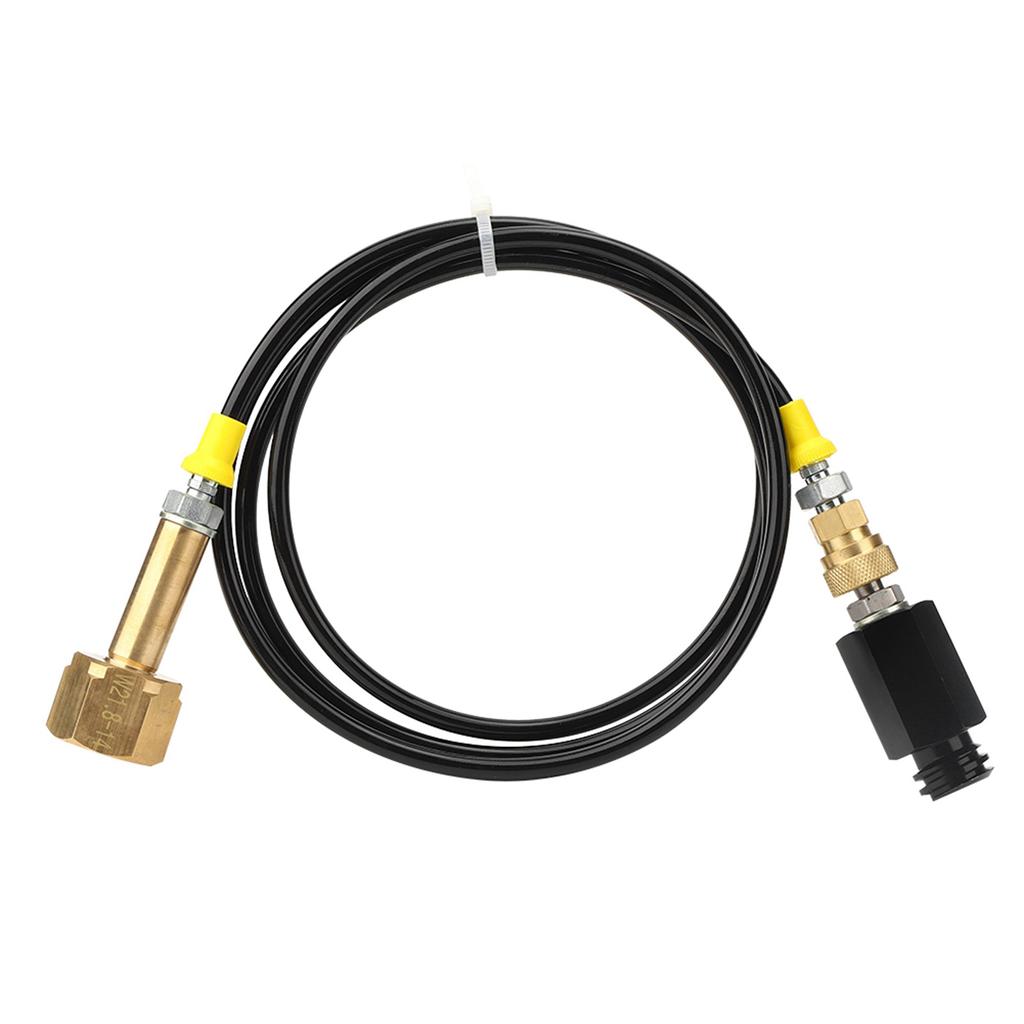 W21.8 Gewinde Externes Schlauchadapter-Set für Soda Stream Maschine Küchen-Soda-Zubereitungsmaschine