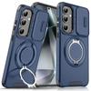 Magnetic Holder Phone Case for Samsung A17 A07 A16 A06 A55 A35 A25 A15 A54 A14 A23 A13 5G 4G A03S Slide Camera Protection Cover