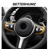 Para BMW F30 F32 F33 F34 F36 F20 F22 F48 F Chasis Cubierta Adhesiva de Recorte para Botones del Volante Hecho de Alcantara Accesorios para Coche