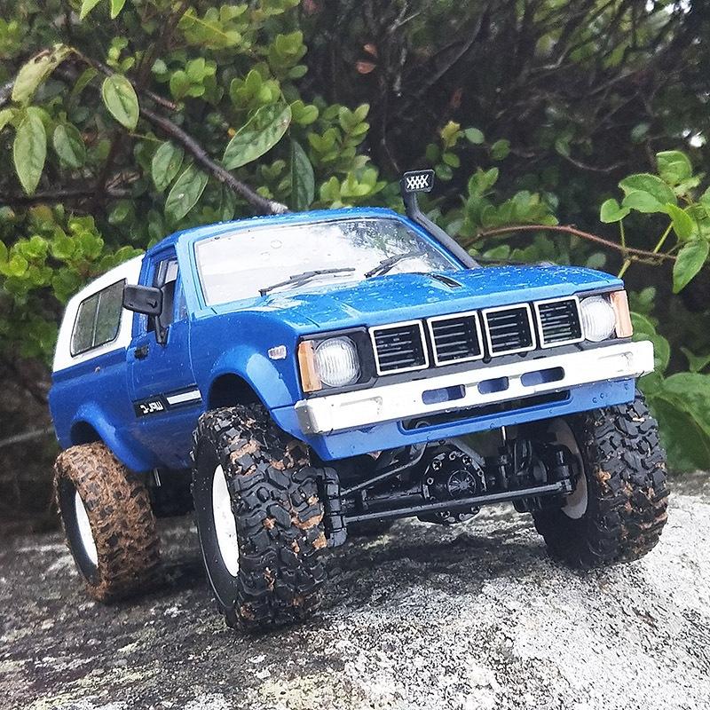 WPL Off-Road Car Trucks Vehicle C24-1 1:16 Electric Metal Car Model Radio Remote Control Boys Toys for Children Kids DIY