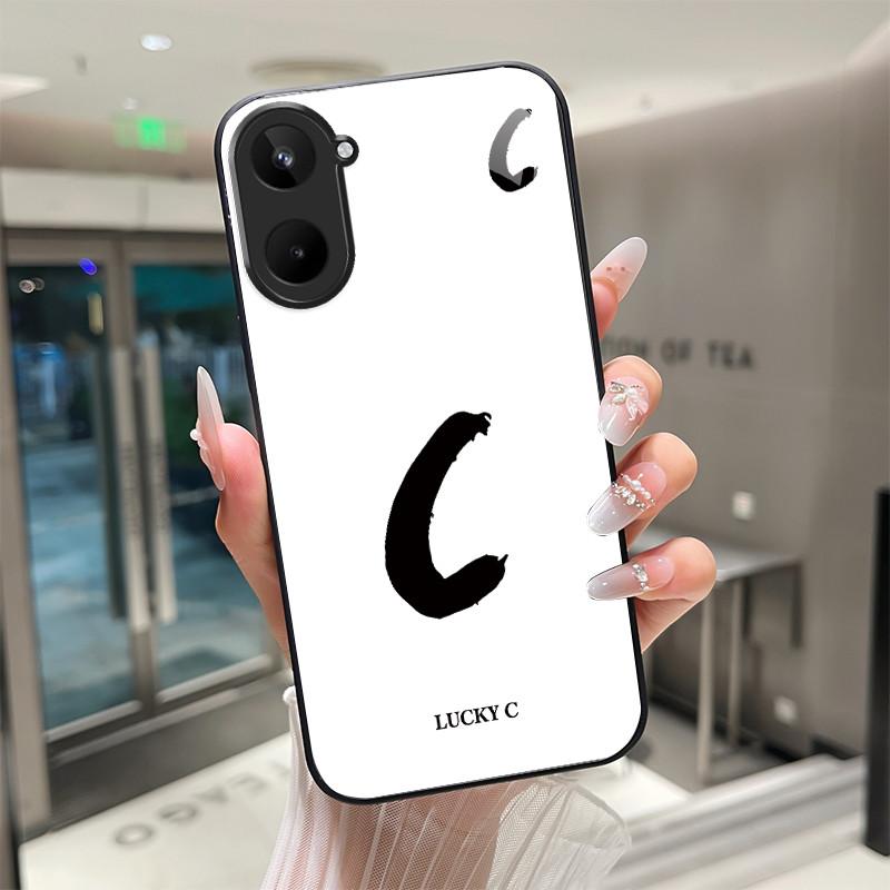 Case For Realme 10 Pro Plus 4G 5G Lucky Letters Back Cover Capa For Realme10 10Pro 10Pro+ Tempered Glass Soft TPU Protect Fundas
