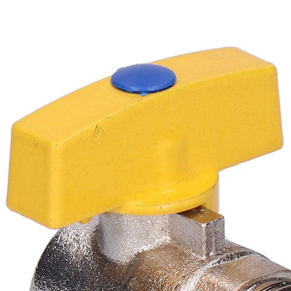 Brass Gas Angle Valve G1/2 Male Thread Elbow Valve Durable Shut Off Valve Coal Gas