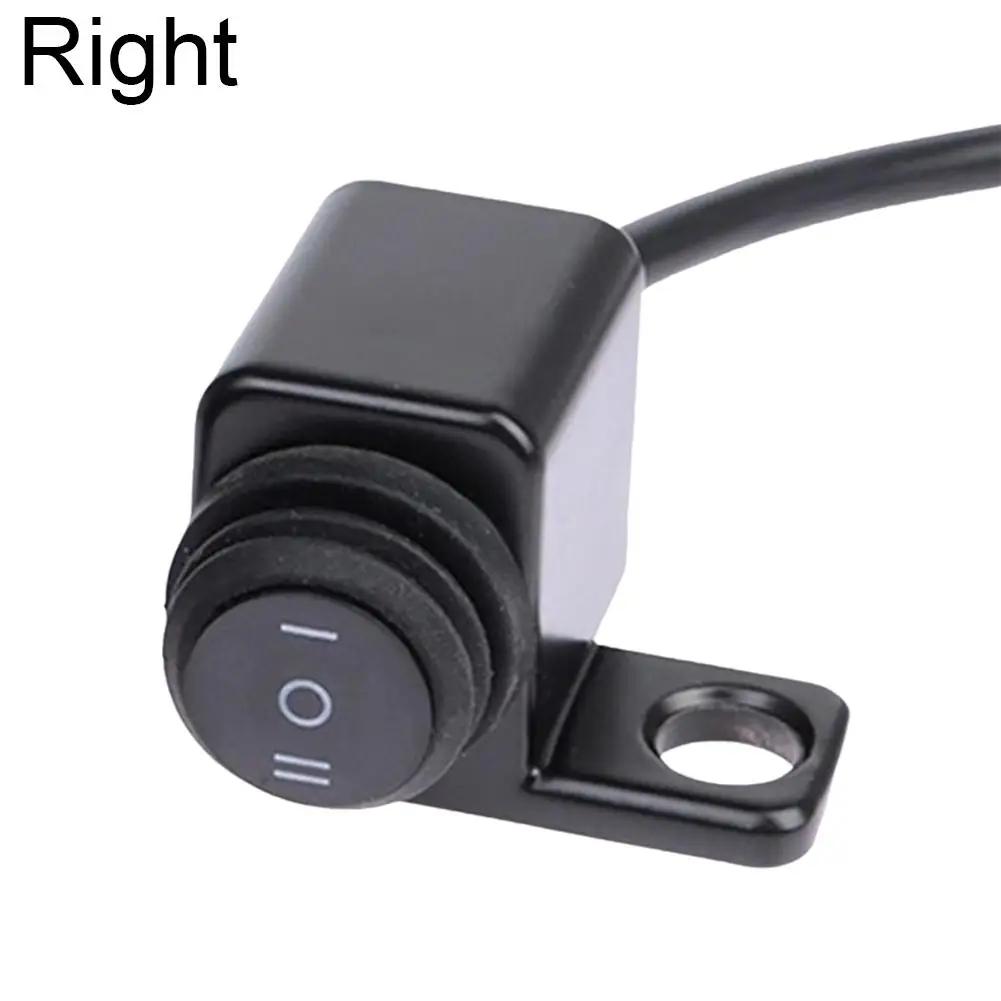 

12V Модифицированное зеркало заднего вида из алюминиевого сплава для мотоцикла, рулевой двойной переключатель, мигающий многофункциональный прожектор для сиденья, фара O0J5