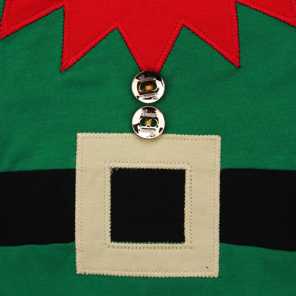 Christmas Costume Infant Baby Long Sleeve Green Santa Suit