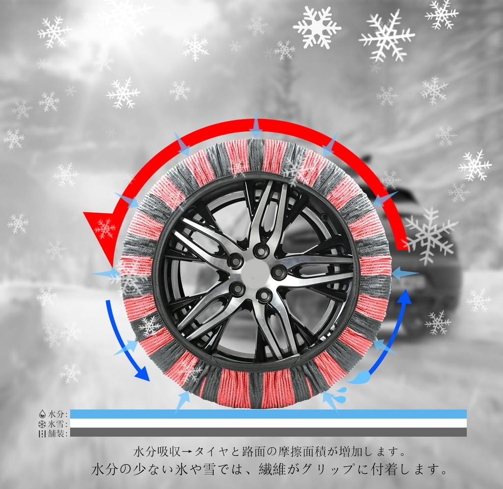 Cloth Snow Chains for Light Compliant with Easy Prevents Tire and Protects Against Winter Snow Non-metallic Vehicles, Regulations, Installation,
