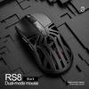 SmailWolf RS8 Ergonomische Kabellose Gaming-Maus, Drei-Modus mit Ultraleichtem Hohlkammer-Design, 1000Hz & Verlängerte Akkulaufzeit