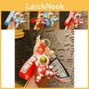 Creative Cartoon Astronaut Keychain Fashionable Silicone Key Ring For Couples And Gifts