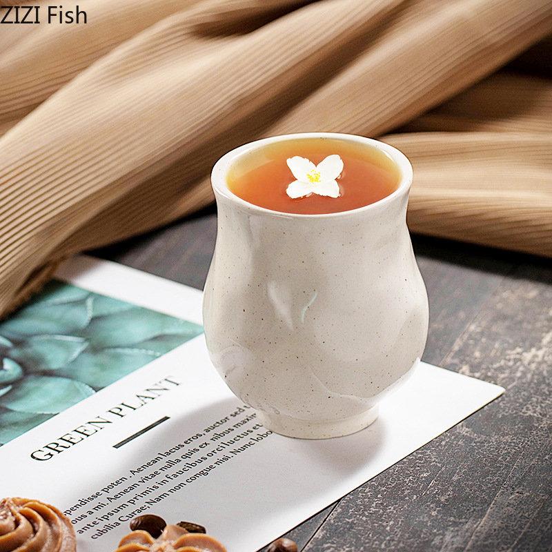 BR250ml Simple Ceramic Mug Office Water Cup Breakfast Milk Cup Japanese Afternoon Tea Lovers Coffee Cup Household Drinking SetEY