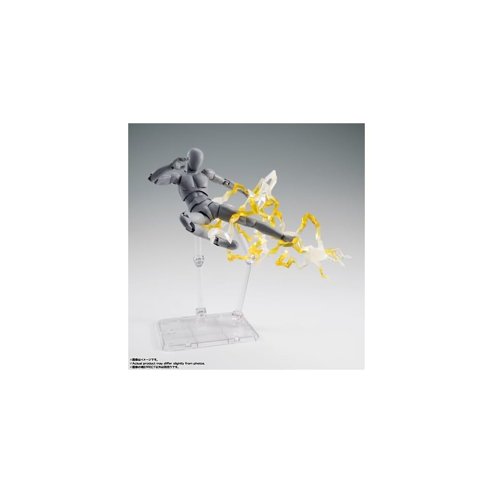 TAMASHII NATIONS Soul Effect Thunder Yellow Version Non-Scale ABS PVC Painted Figure for S.H. Figuarts