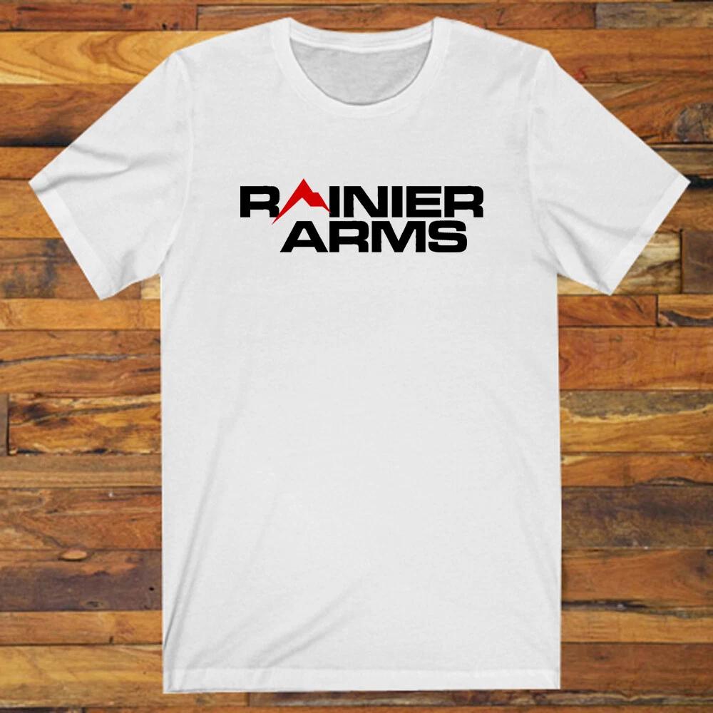 Rainier Arms Guns Firearms Men s White S-5XL XL