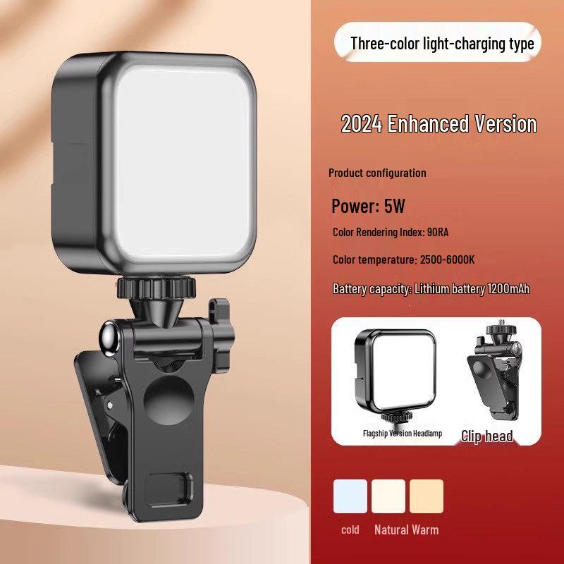 Mini Portable RGB Fill Light for Selfies, Streaming, and Photography
