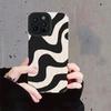 Fashion Zebra Art David Snake Silicone Case For iPhone 16 11 12 13 14 15 Pro Max Mini Plus 17 Air Soft Shockproof Leather Cover