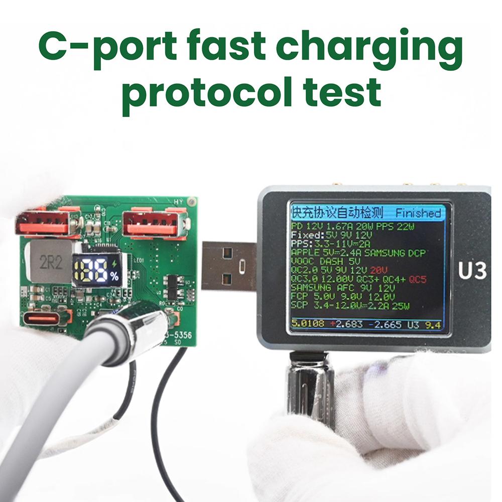 22,5W Schnelllade Powerbank Motherboard DIY Lithiumbatterie mobile Stromplatine unterstützt PD QC VOOC Schnellladung