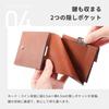 Lemma Trikiti Pueblo Wallet, a Compact, Thin, and Petrolio Leather Bifold Wallet for Men and Women.