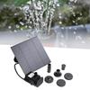 Solar Water Pump Solar Water Sprayer Multifunctional Mini Solar Pump with 6 Nozzles DIY Solar Fountain Kit for Garden Accessory