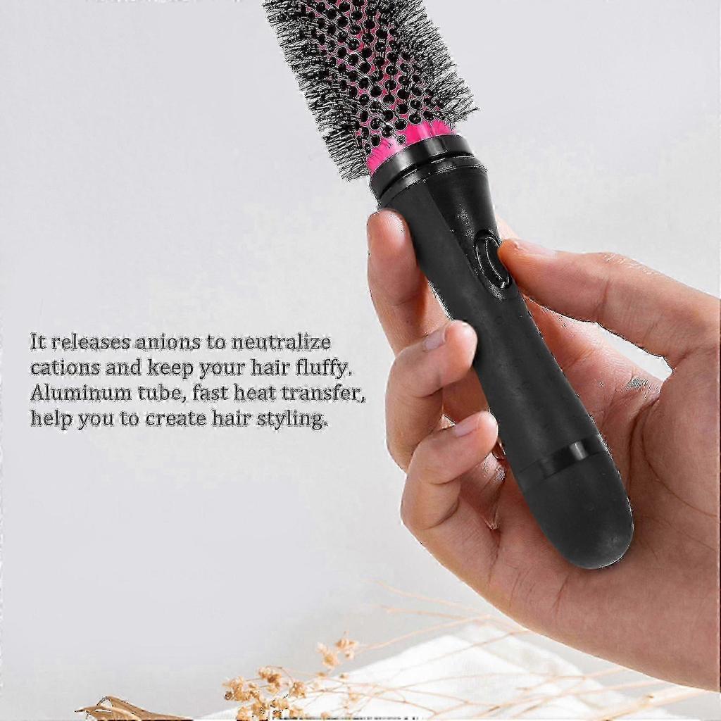 Set of 6 Hair Roller Brushes with Detachable Handle In 3 Sizes, Aluminum Ceramic Barrel & Positioning Clips for Effective Styling At Home