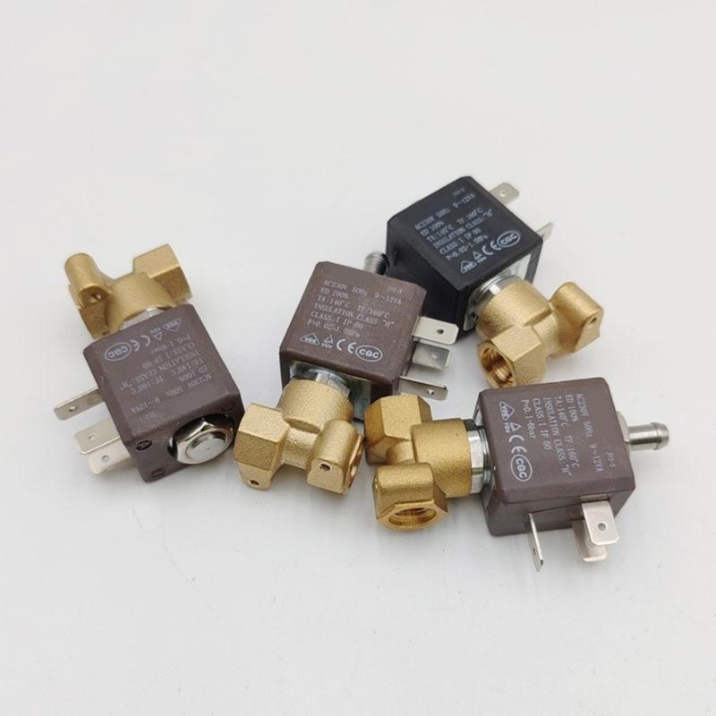 Steam Gas Solenoid Water Valves Replacement Electromagnetic Control Valves for Coffee Maker Steam Air Waters Boiler