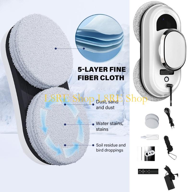 L8RE Electric Window Cleaning Robot Automatic Window Cleaning Tool Automatic Window