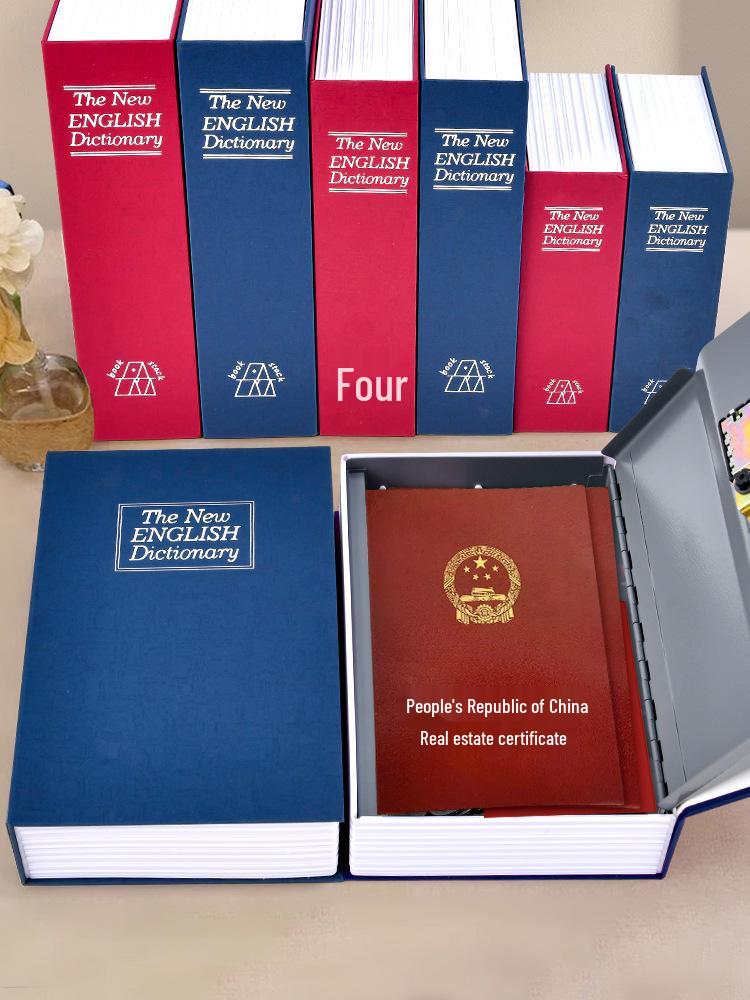 Creative Simulated Book Hidden Cash Savings Jar for Home or Study Room