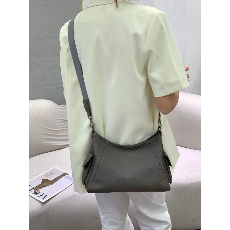 Cowhide Versatile Women's Bag Shoulder Underarm Crossbody Bag Women's Large Capacity