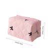 Ladies' Bow Makeup Bag for  Bowknot Travel Cosmetic Bags Large Capacity Handheld Makeup Toiletry Storage Bag