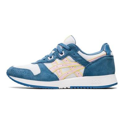 Lyte Classic Tecido Jeans Esportivos Confortáveis Cano Baixo Lifestyle Calçados Tênis Feminino Azul Branco 1202A112-101