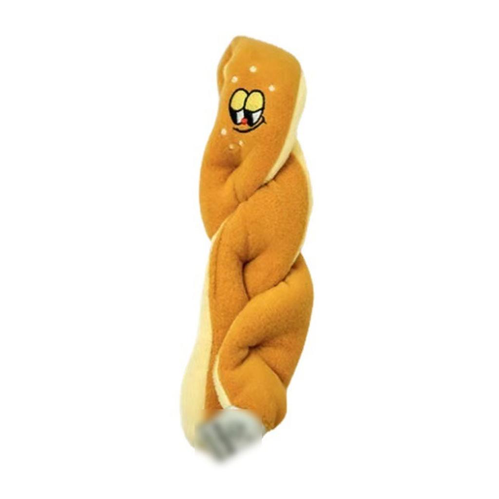Dog Sound Bread Molar Toy Food Hiding Teeth Grinding Multifunctional Interactive Plush Pet Squeaky