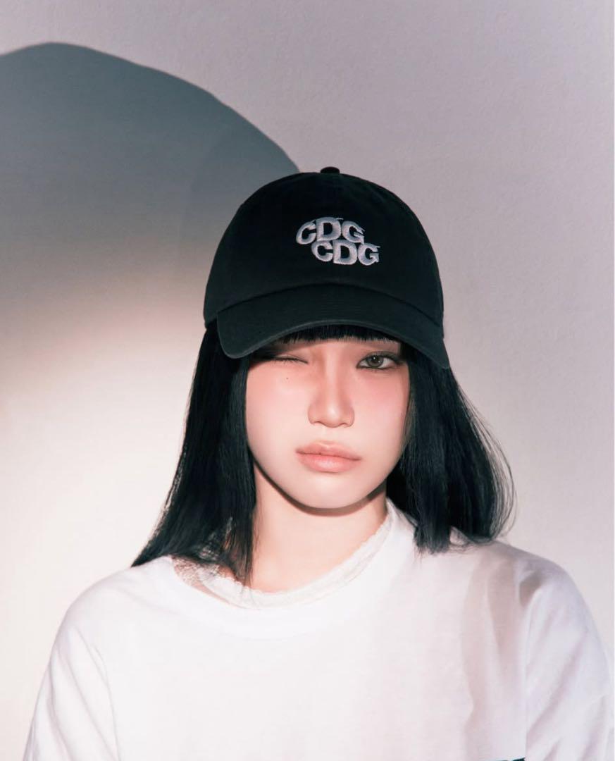 

[USED] First come, first served Comme des Garcons NEWERA Cap Black