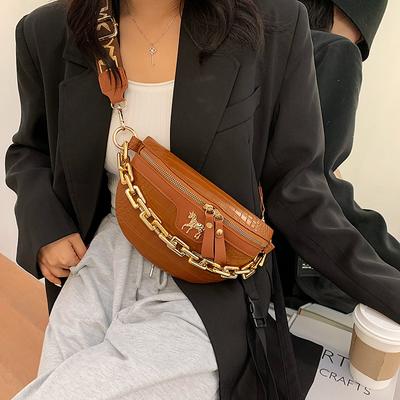 Vintage Krokodilmuster Umhängetasche für Damen Reißverschluss Kleine Taschen Luxus Designer Reise Brusttasche