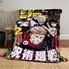 Artistic Jujutsu Kaisen Weekly Jump Cover Multicolor Throw Blanket, Ultra Cozy Blanket for Everyday Use, Cozy Fleece Throw for Family Nights