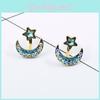 Stunning 2019 New Korean Style Star And Moon Alloy Earrings For Vintage Fashion Lovers