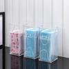 1 Transparent Mask Storage Box With Lid, Dust-Proof Mask Box, Makeup Brush Storage Box