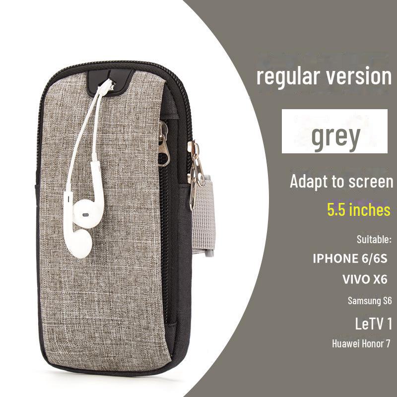 Breathable Running Arm Bag for Mobile Phones - Unisex Fitness Strap