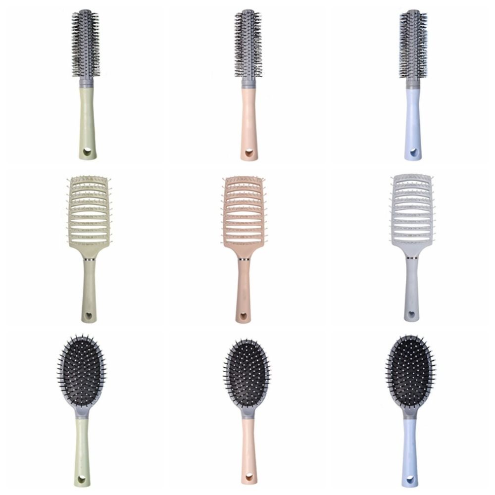 Anti-static Scalp Massage Comb Waterproof Hollow Comb Solid Color Air Cushion Comb Curly Hair
