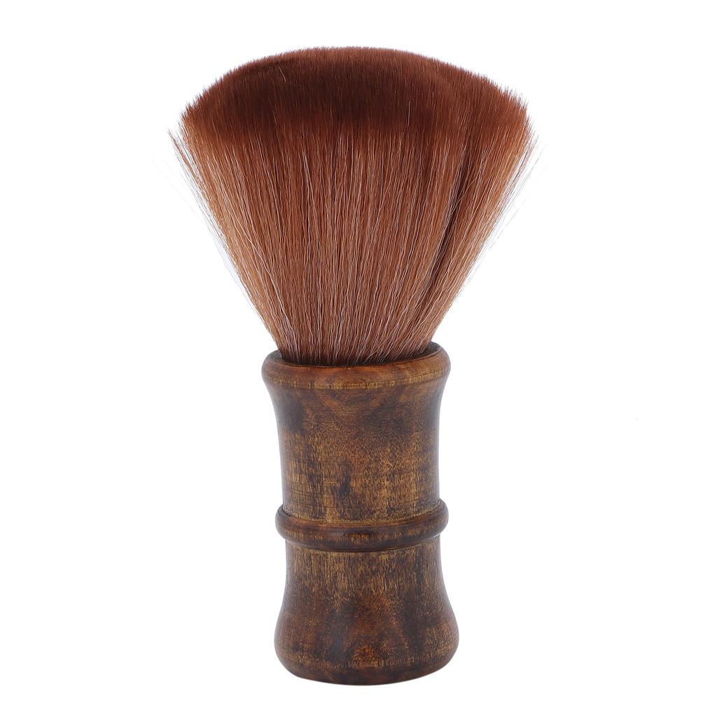 Professional Neck Duster Brush Haircut Neck Hair Removal Brush Wooden Handle Neck Brush