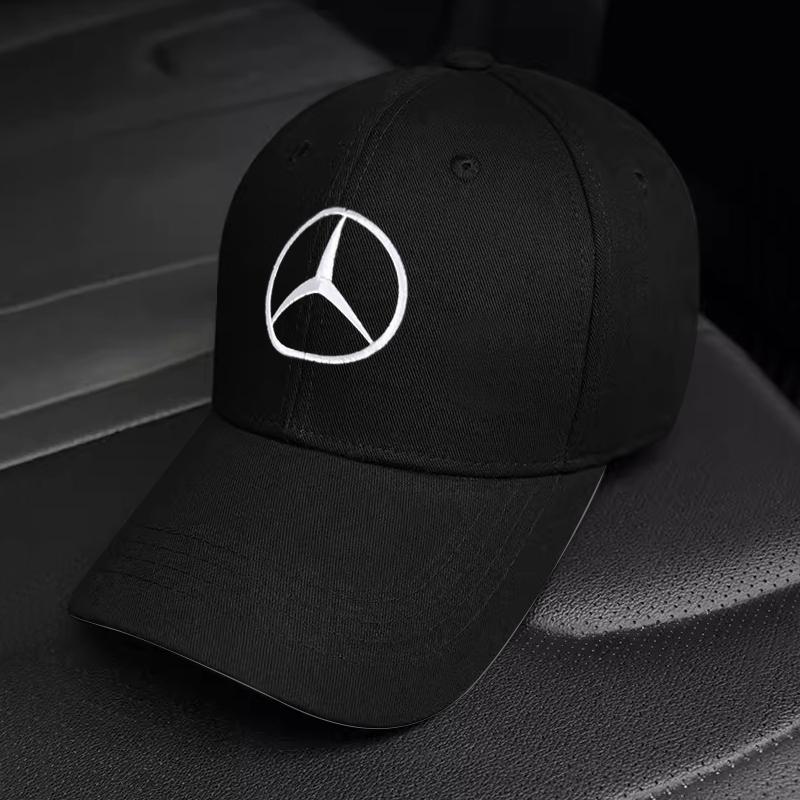 Car Baseball Caps Adjustable Casual Caps Embroidery Logo for Mercedes Benz A B C S Class AMG GLA CLA GLC W176 W221 Car Ornaments QF1