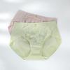 Comfit Women's Antibacterial Mid-Waist Ice Silk Lace Briefs