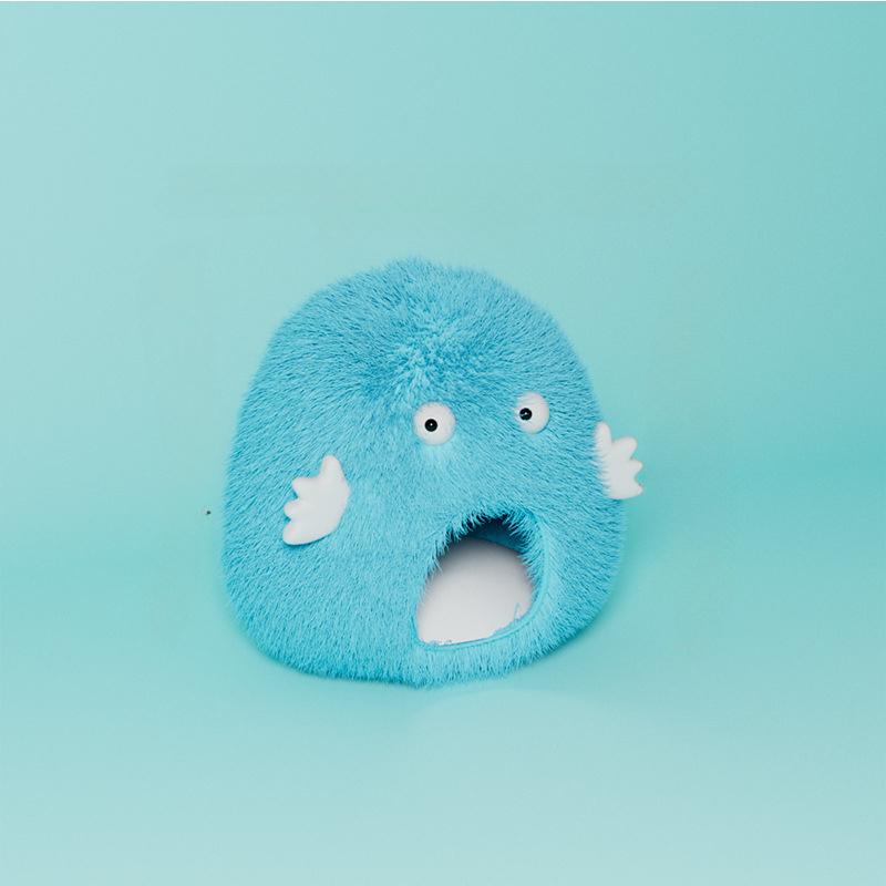 Wygodne i ciepłe, półzamknięte pluszowe gniazdo dla zwierząt domowych dla kotów i psów