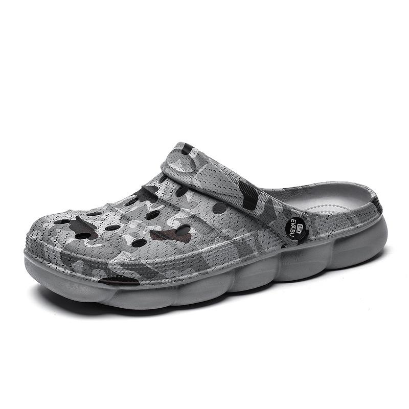 Pánské letní boty s dírkou sandály prodyšné unisex venkovní protiskluzové plážové pantofle módní světlý trend lehké vycházkové boty